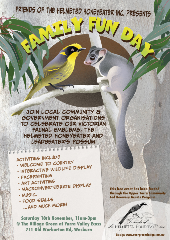 Friends of the Helmeted Honey Eater Free Family Fun Day