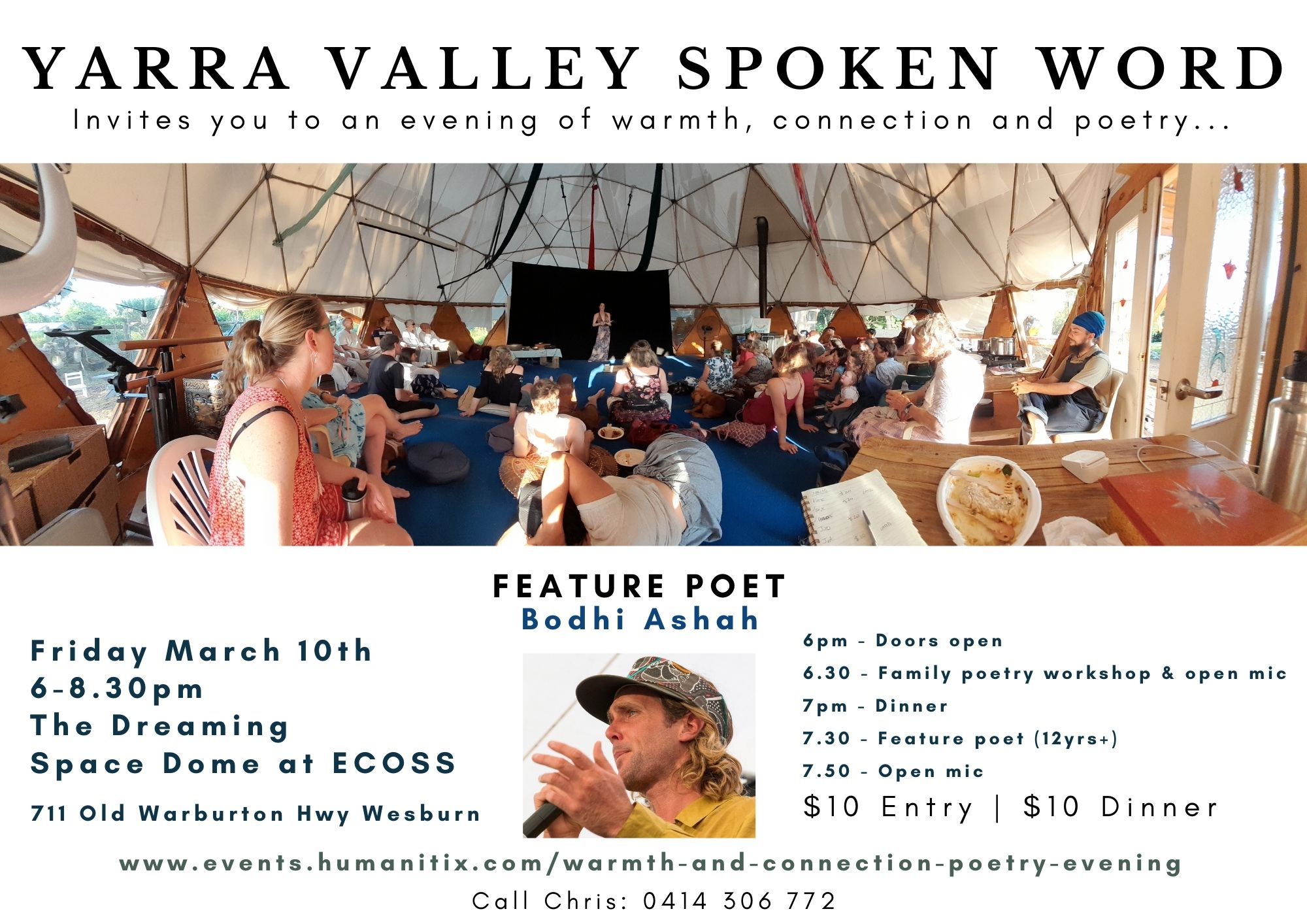 Yarra Valley Spoken Word 10th March 2023