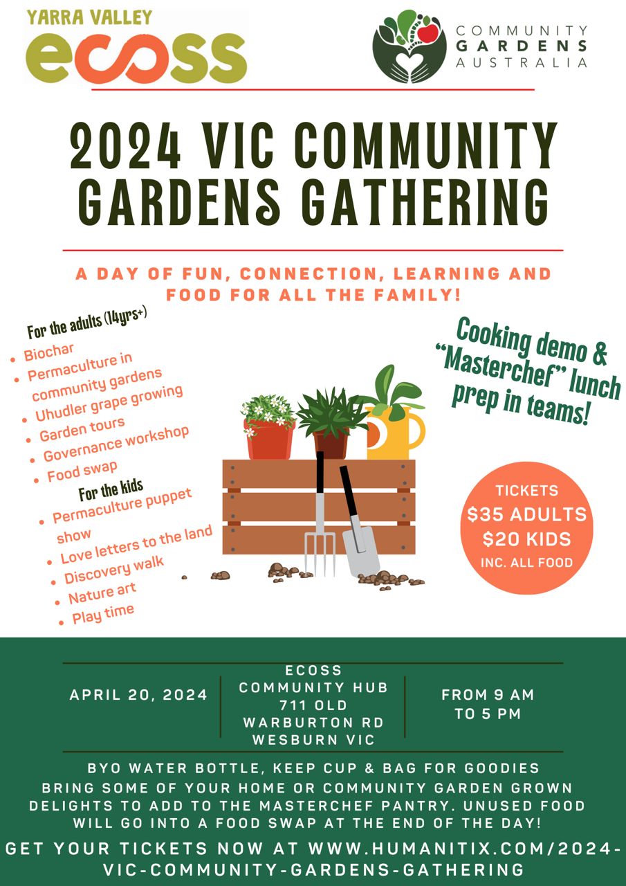 Community Gardens Vic Event 2024