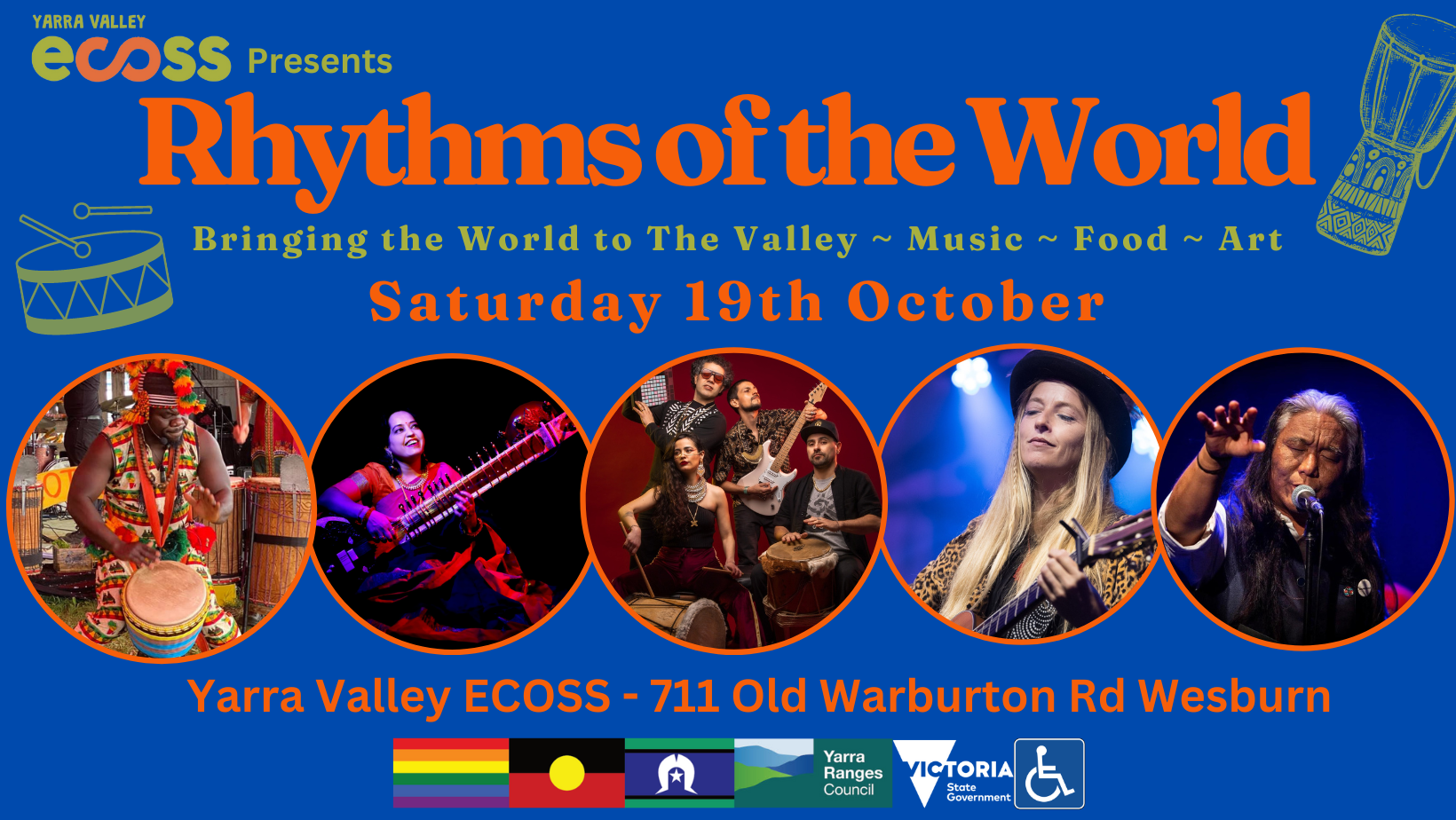 Rhythms of the World Banner 2024