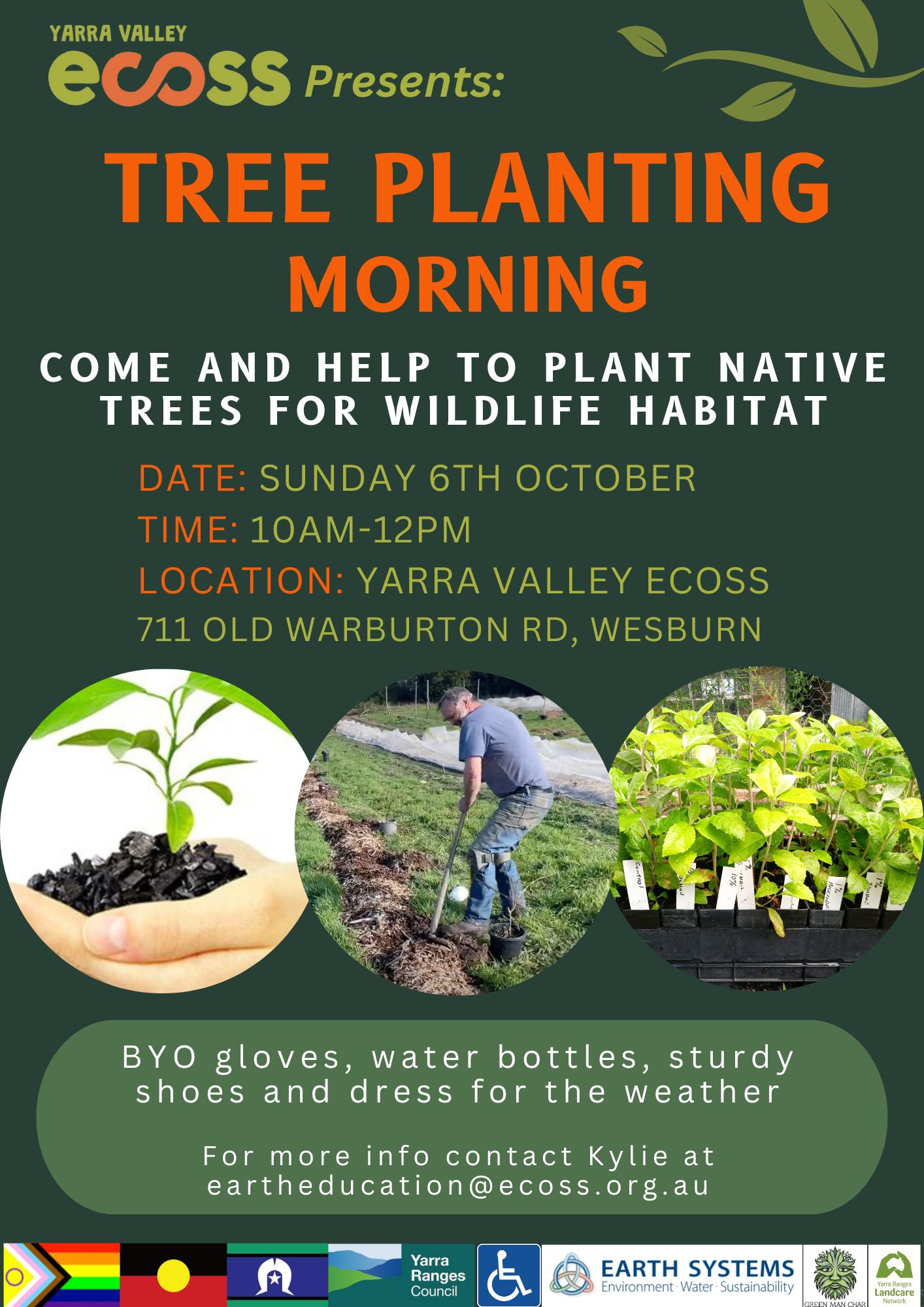 Tree Planting flyer Sunday 6th Oct 2024